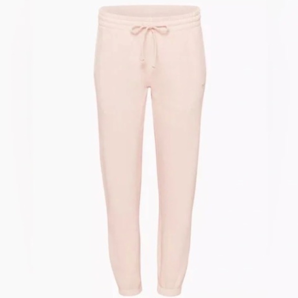 Aritzia - TNA Sweatfleece - Terry Fleece - Boyfriend Fit Pants - Shy Pink - Smal